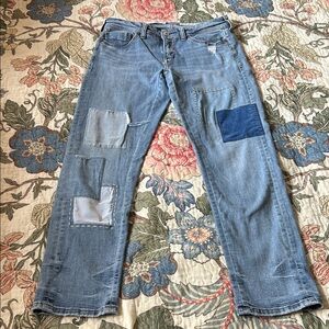 Pilcro & the Letterpress (Anthro) Slim Boyfriend Jeans